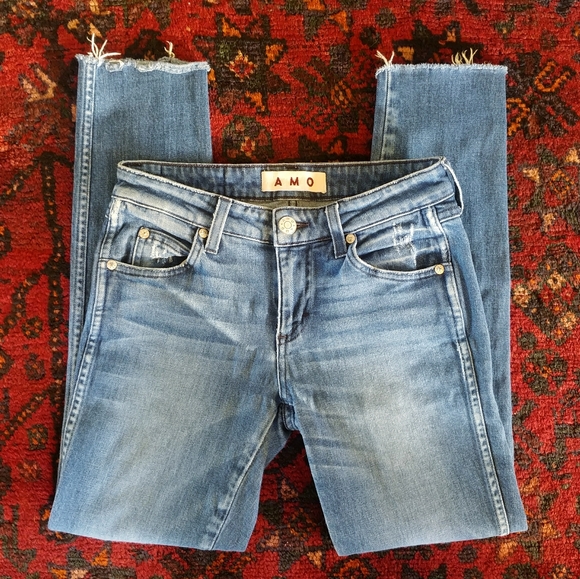 AMO Denim - *SOLD* AMO Stix Crop Jeans